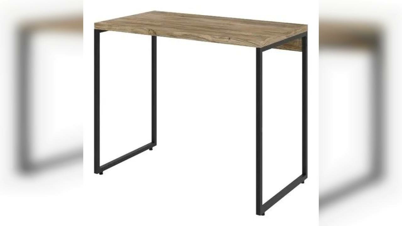 Review: Mesa Para Escritório Office 0,90m Dynamica Cor Carvalho / Est.Preta