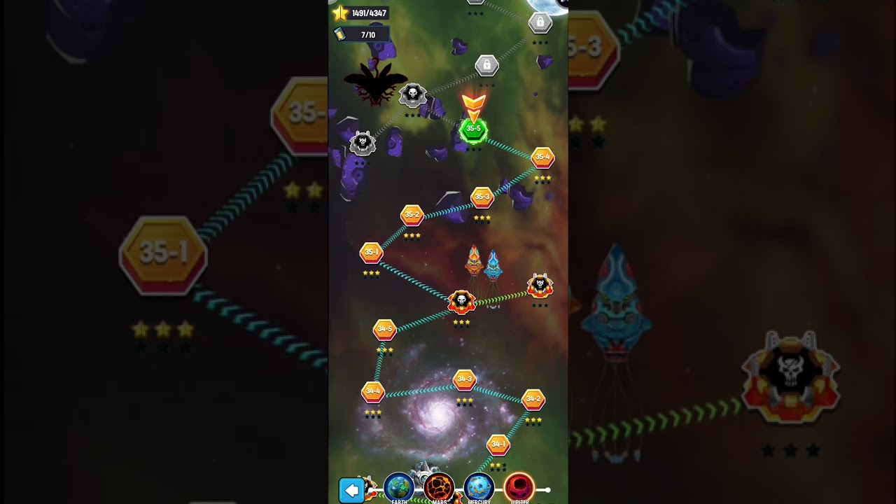 Space Shooter Galaxy attack apk mod all F3 ships unlocked subscribe for link