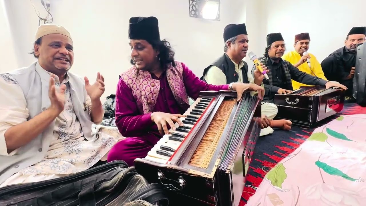 Jashne Mahboobe Ilahi Mahana17 ve Parvez Qawwal Hydarabad Bas Ali Ka Sath Hamko Do Jaha se pyara hai