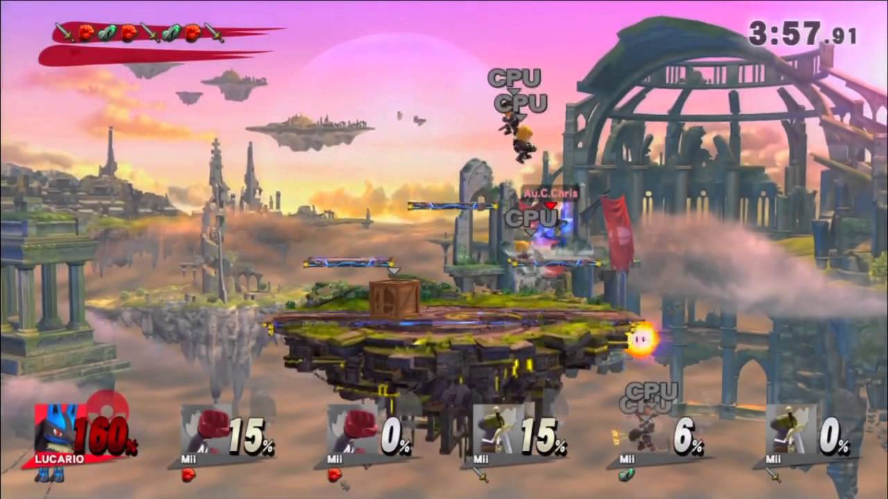 Super Smash Bros. for Wii U - Classic Mode - Lucario (9.0 Intensity)