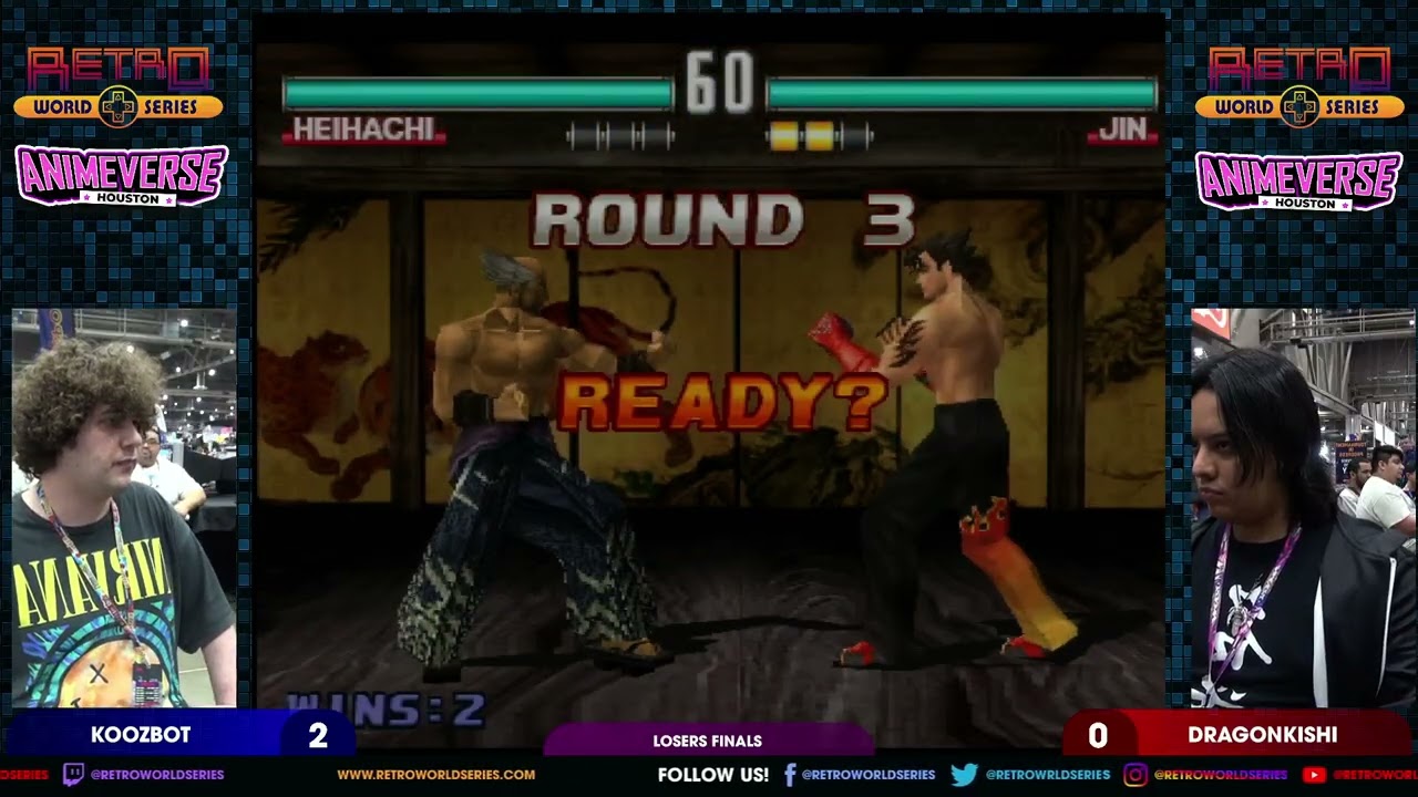 Koozbot vs DragonKishi (Losers Finals) - Tekken 3 - Animeverse Houston 2026