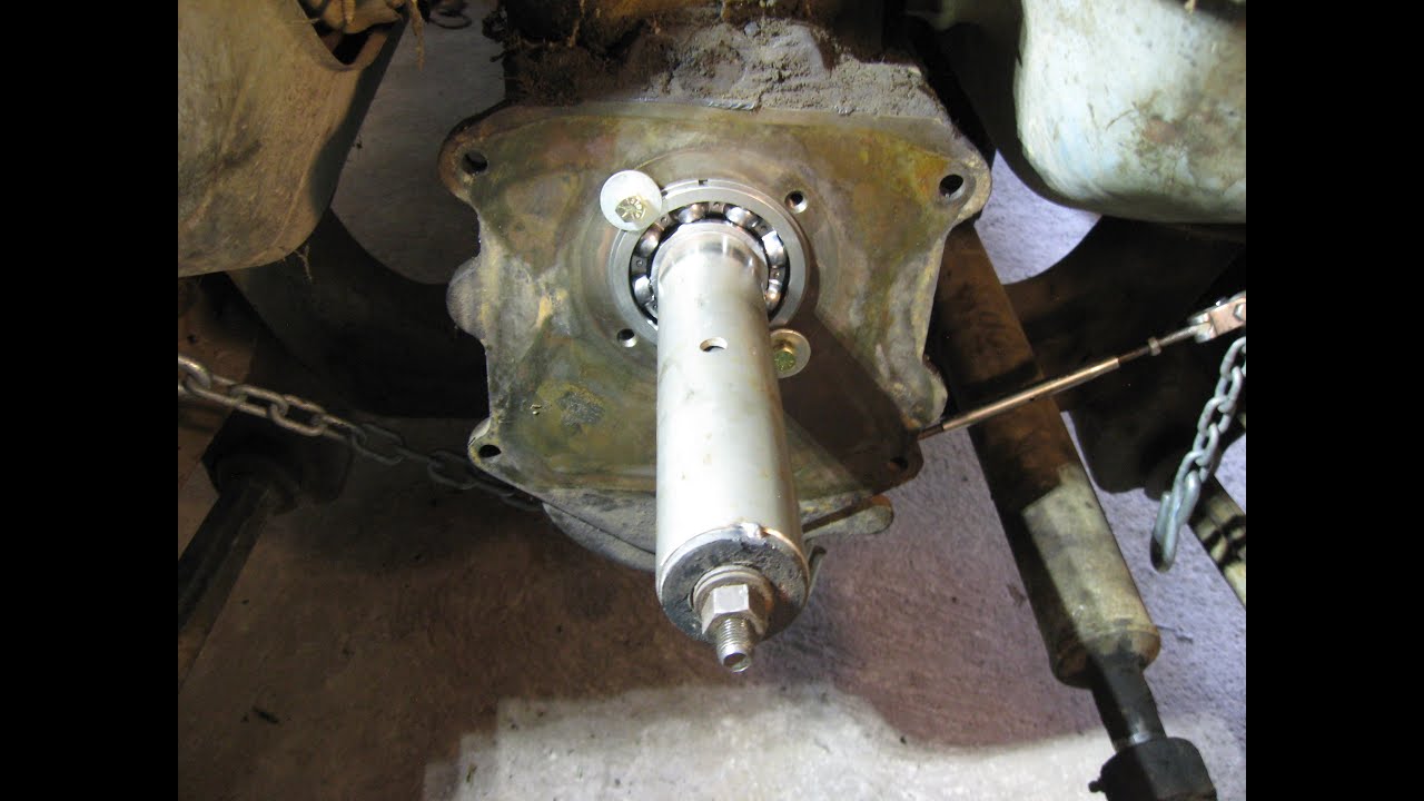 Borg Warner T-18 Transmission Input Bearing Install Trick with homemade tool