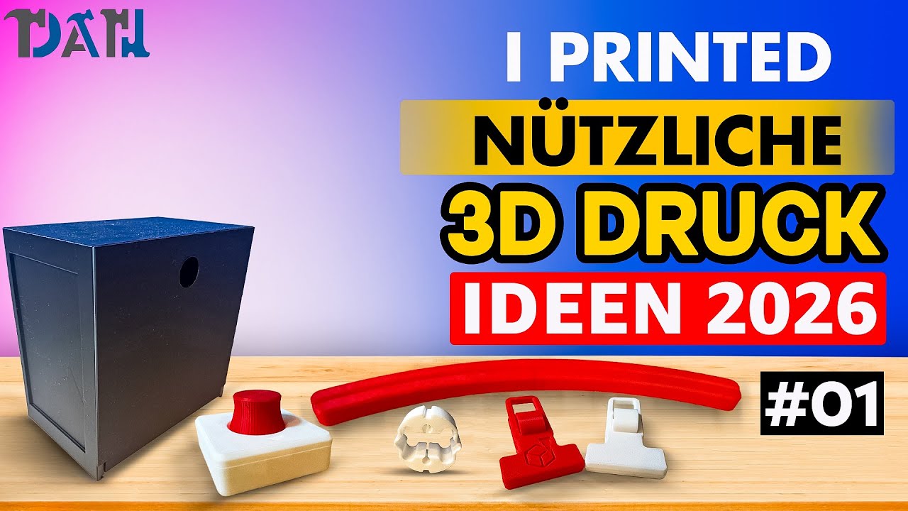 I Printed – nützliche 3D-Druck-Ideen #1 2026 | Gedruckt, getestet und geblieben