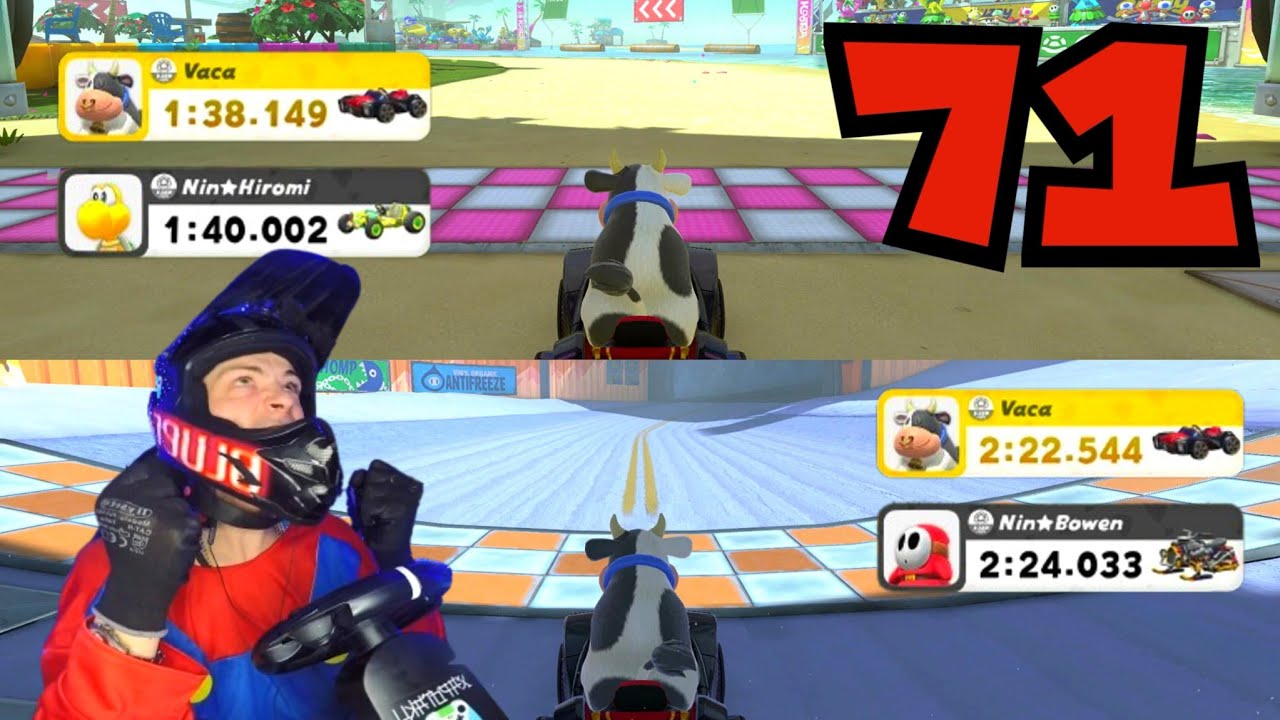 ⏱️‼️BATIENDO RÉCORDS EN CONTRARRELOJ‼️⏱️MARIO KART WORLD. GAMEPLAY EPISODIO #71