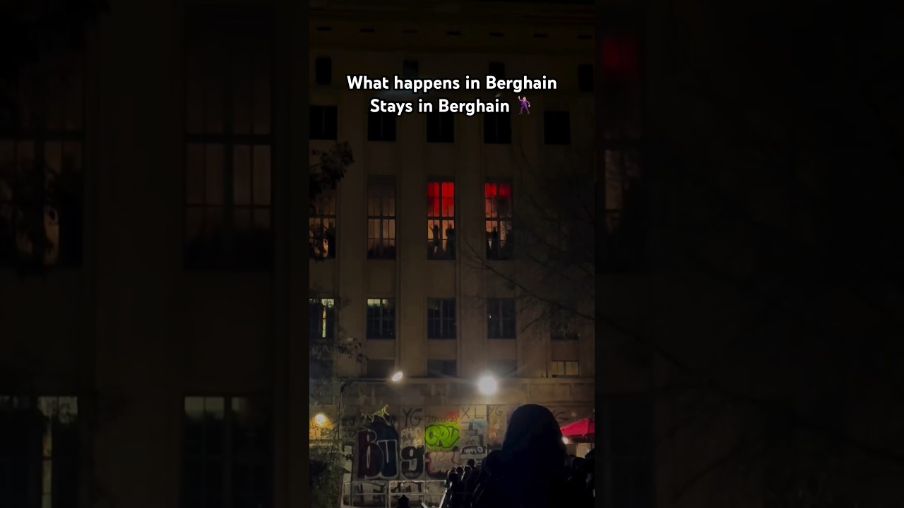 Ever wondered what happens in BERGHAIN? 👀