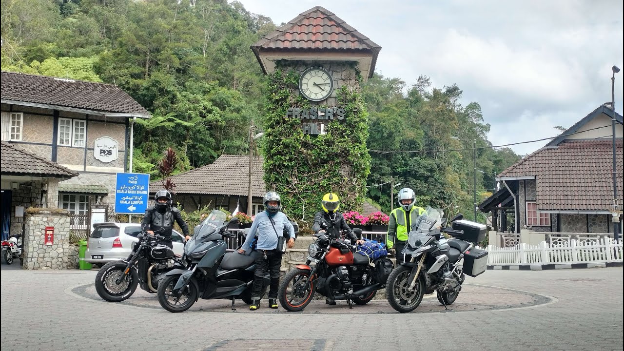4D / 3N motorcycle ride with friends to Kuantan | Fraser's Hill | Kluang on my Moto Guzzi V7 Stone