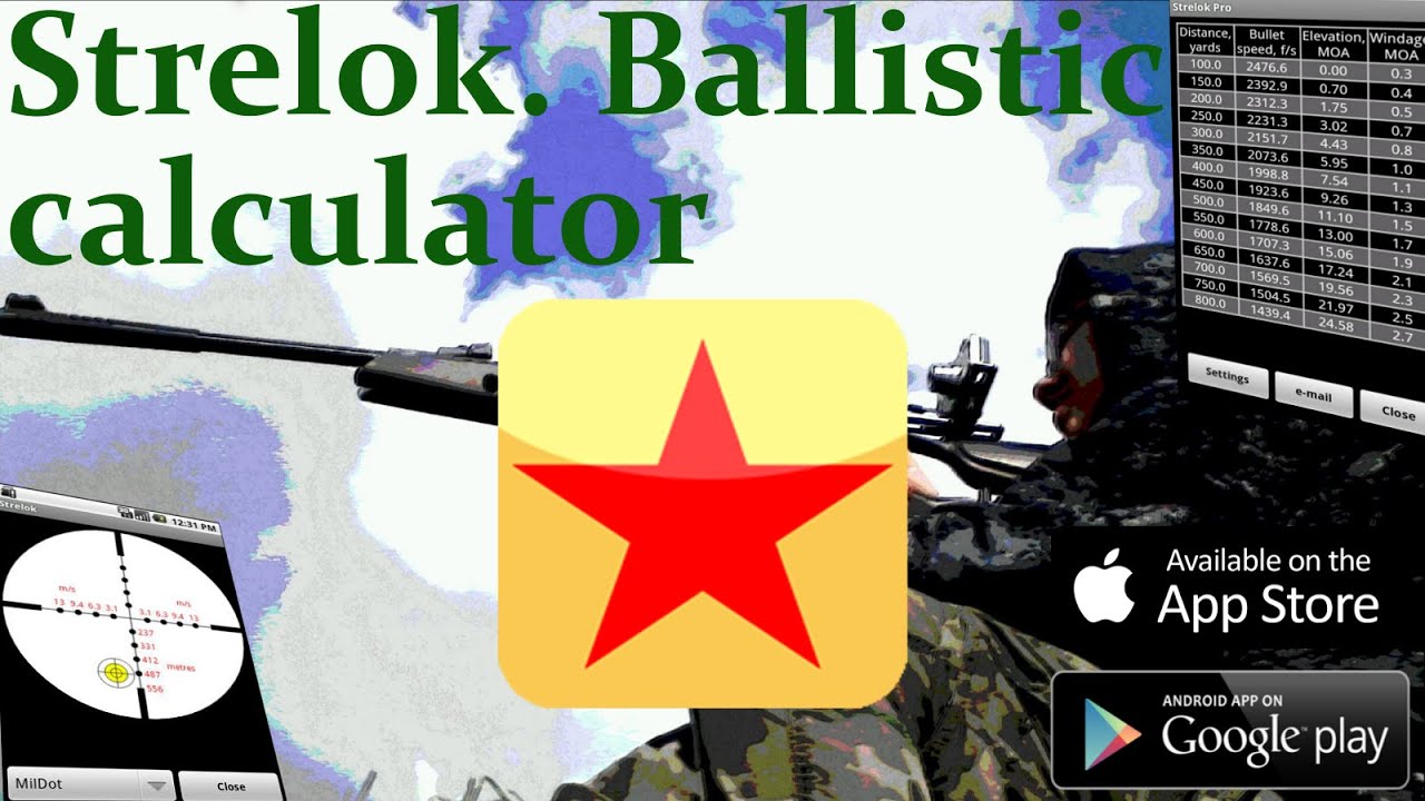STRELOK kalkulator balistyczny / Ballistic calculator