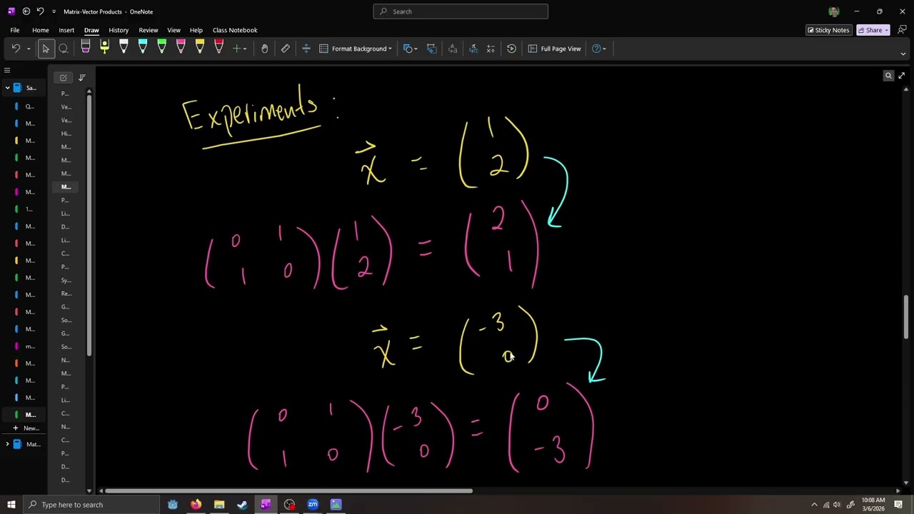 Linear Algebra - 07 - Matrix-Vector Products