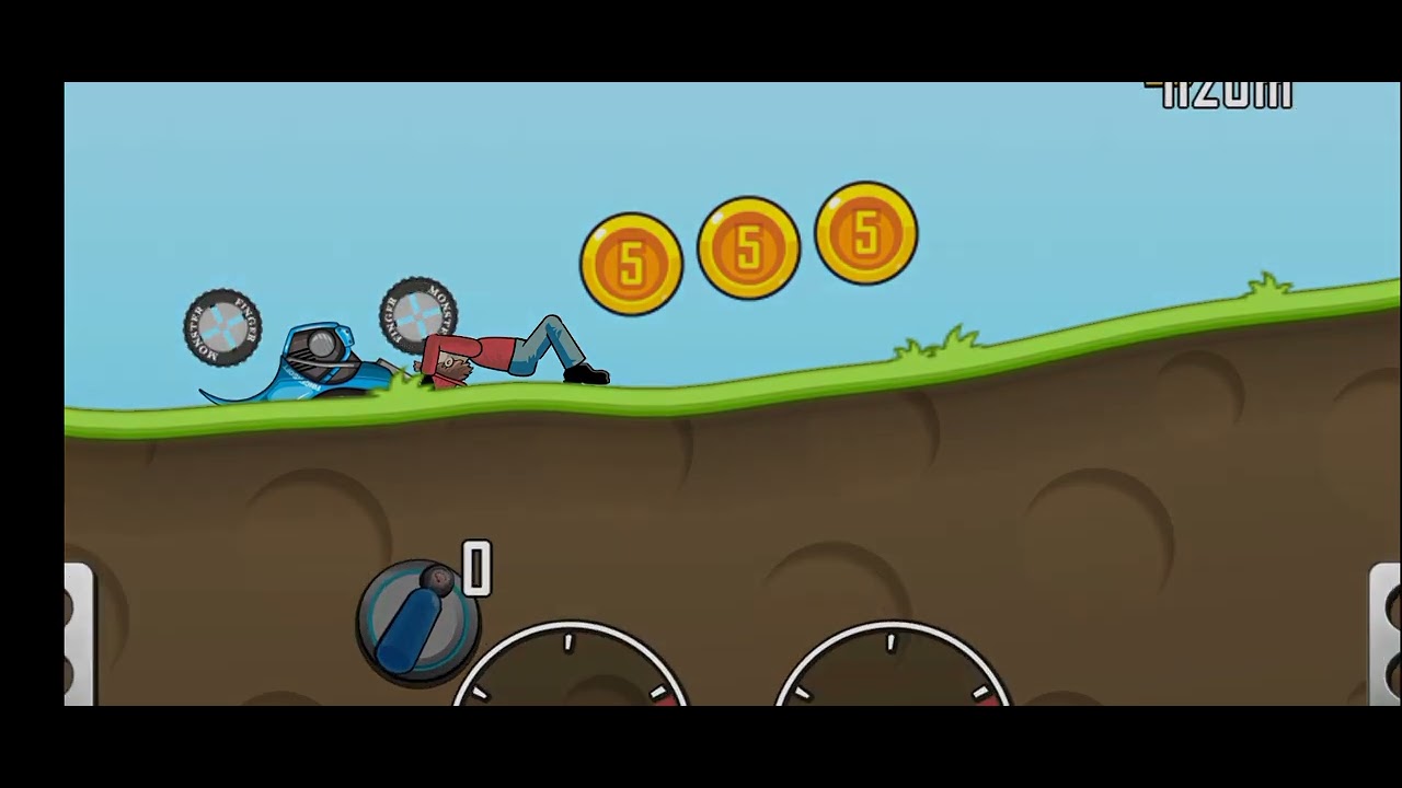 Hill climb Racing new record👑😱