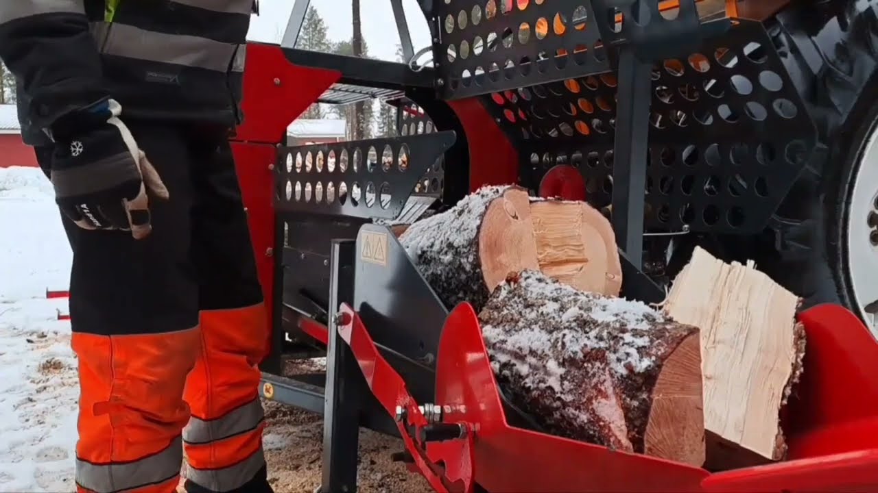 Pilkemaster EVO 30 Isomman puun halkaisu 4:ään osaan terällä