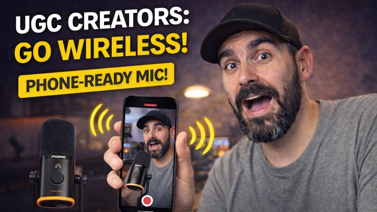This Wireless Mic Makes UGC So Much Easier (No Cables Needed)