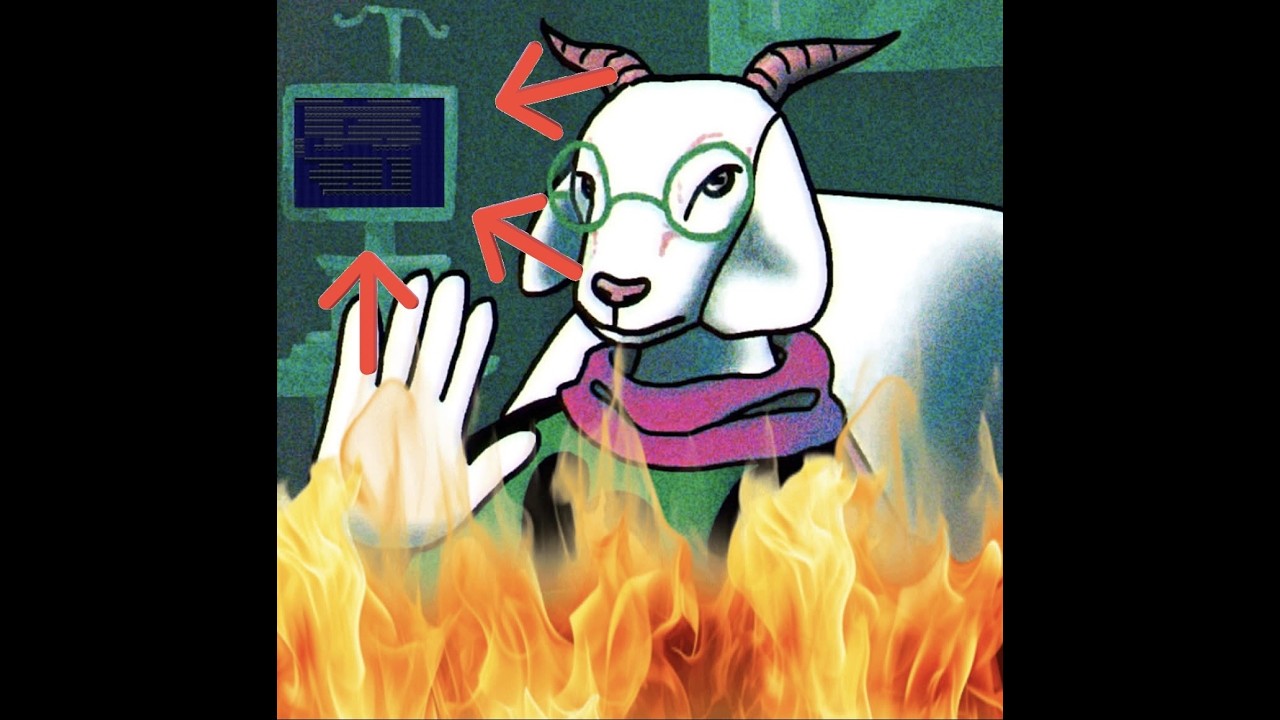 Ralsei shows off an old beat
