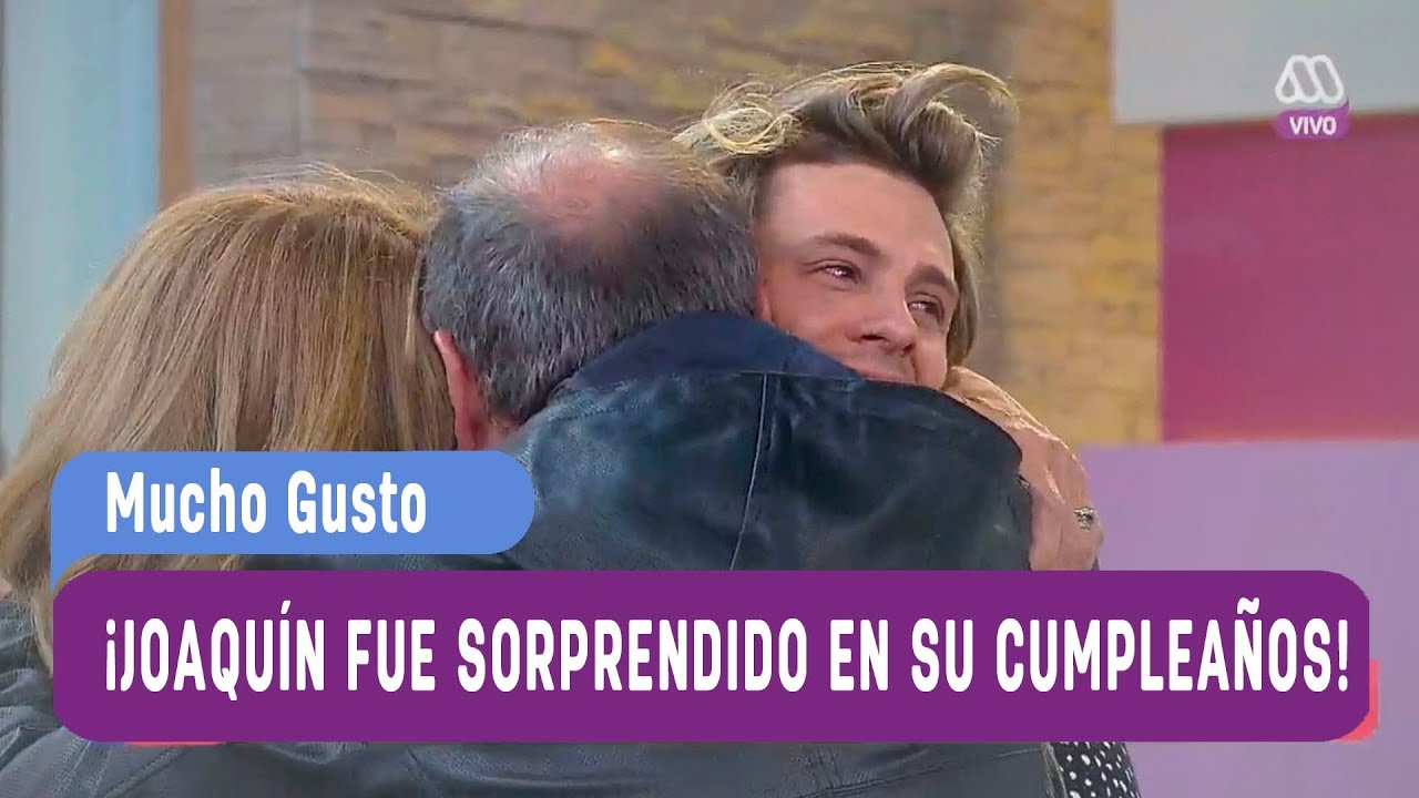 ¡Joaquín no aguantó las lágrimas con tantas sorpresas! - Mucho Gusto 2017