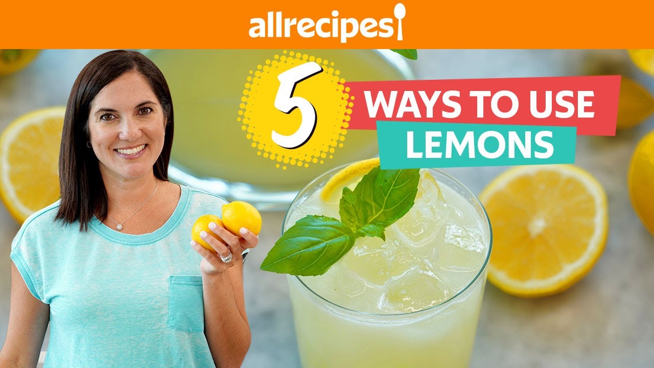 5 Vibrant Ways To Use Fresh Lemons You HAVE To Try 🍋 | Lemon Squares, Lemonade, Curd, & Spaghetti