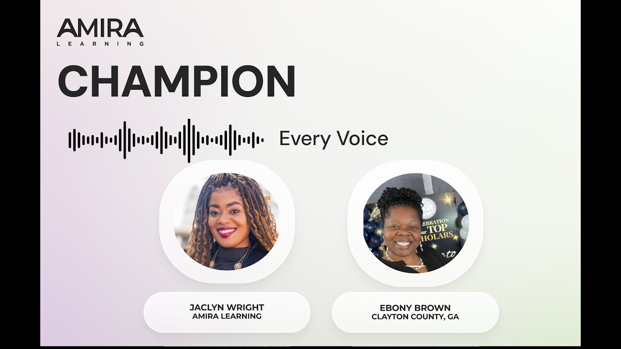 Empowering Literacy in Clayton County: A Conversation with Ebony Brown | Champion Every Voice