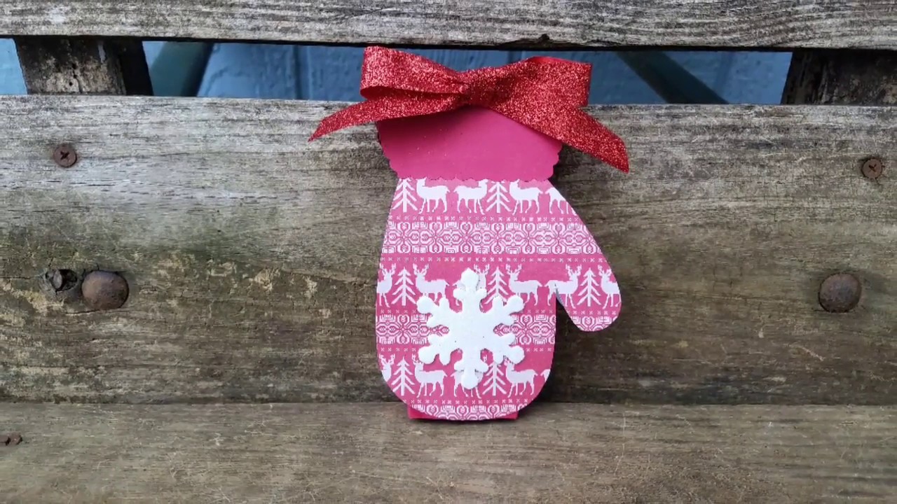 DIY Hand Sanitizer Paper Mitten For Craft Fairs