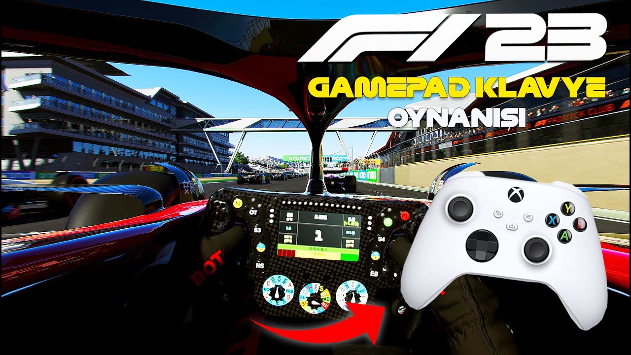 DİREKSİYON SETİ OLMADAN KLAVYE VE GAMEPAD İLE F1 23 OYNAMAK! - F1 23 Türkçe