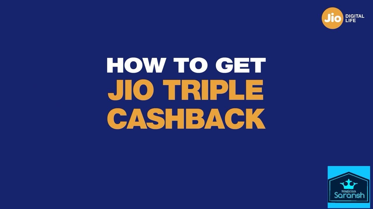 How to avail Jio Triple Cashback on every new recharge???Hurry up!!!Now or never offer!!! Grab it!!!