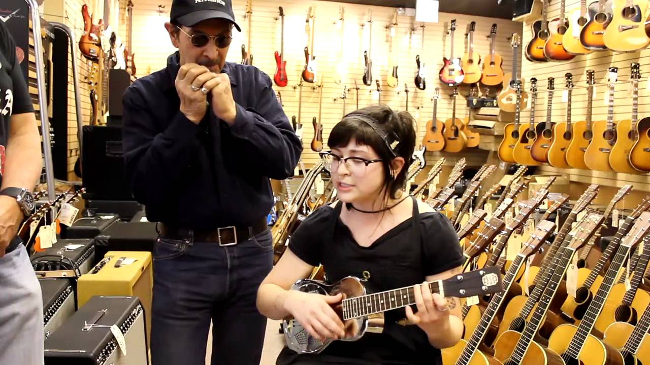 Chloe Behrens at Norman's Rare Guitars