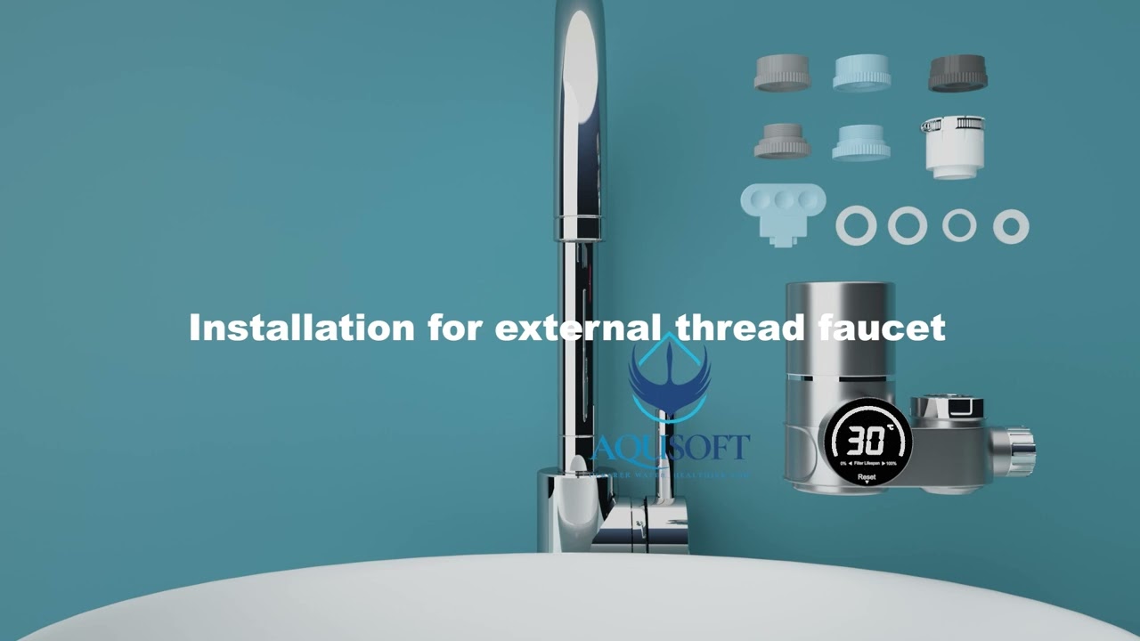AQUSOFT Faucet Water Filter | Step-by-Step Installation Guide