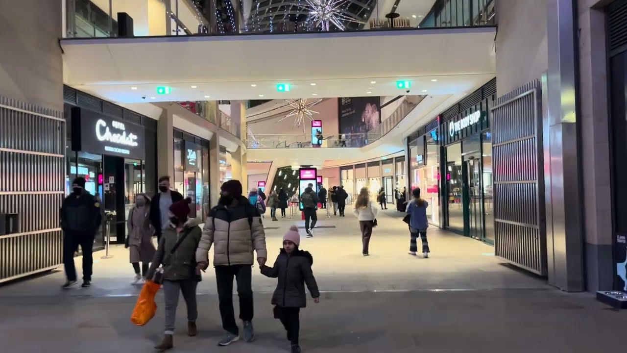 4K- Largest shopping Mall in Edinburgh Scotland UK St James , Harrods Beauty