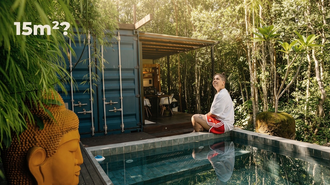 Um lugar pra desaparecer por alguns dias | Casa container em Garopaba