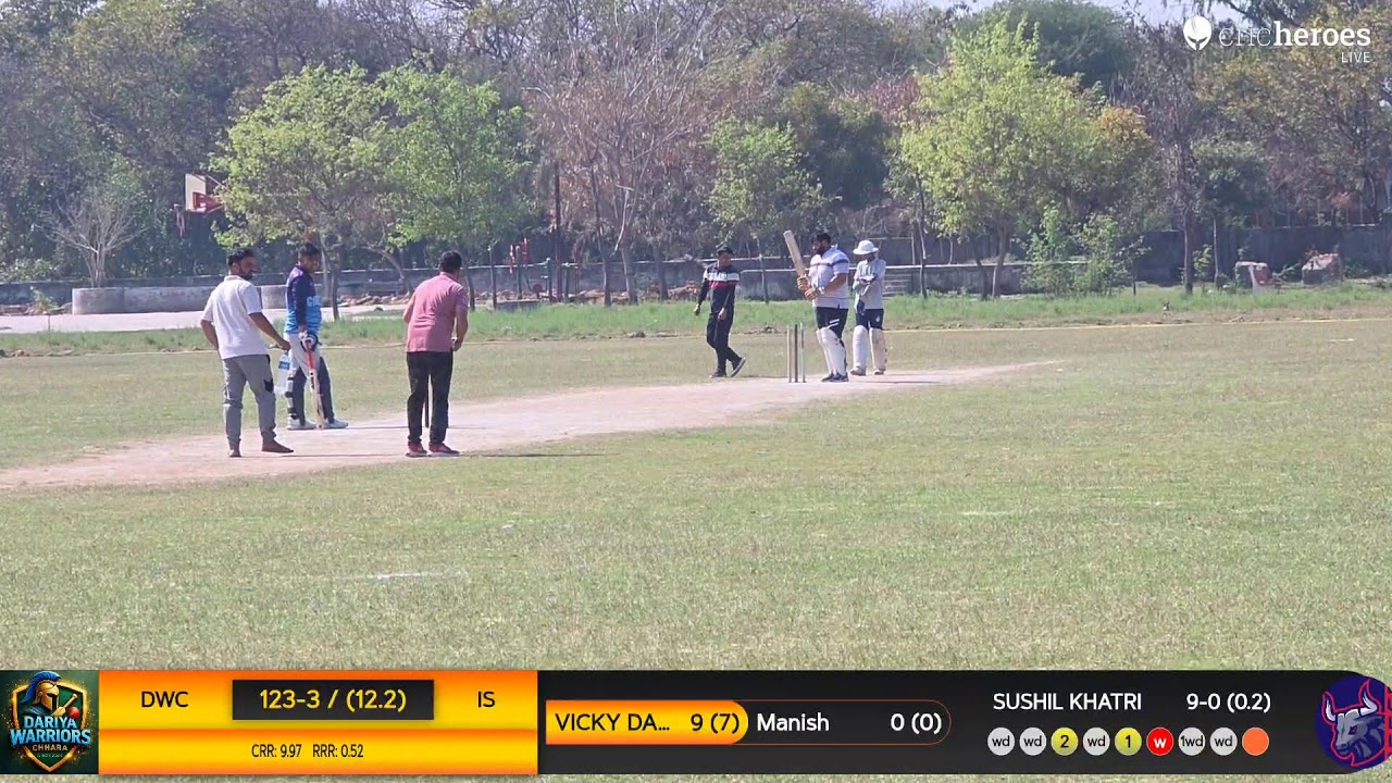 Ismaila stars vs Dariya Warriors (CHHARA) live cricket match | Lt. ExSarpanch Dariya Singh Memorial