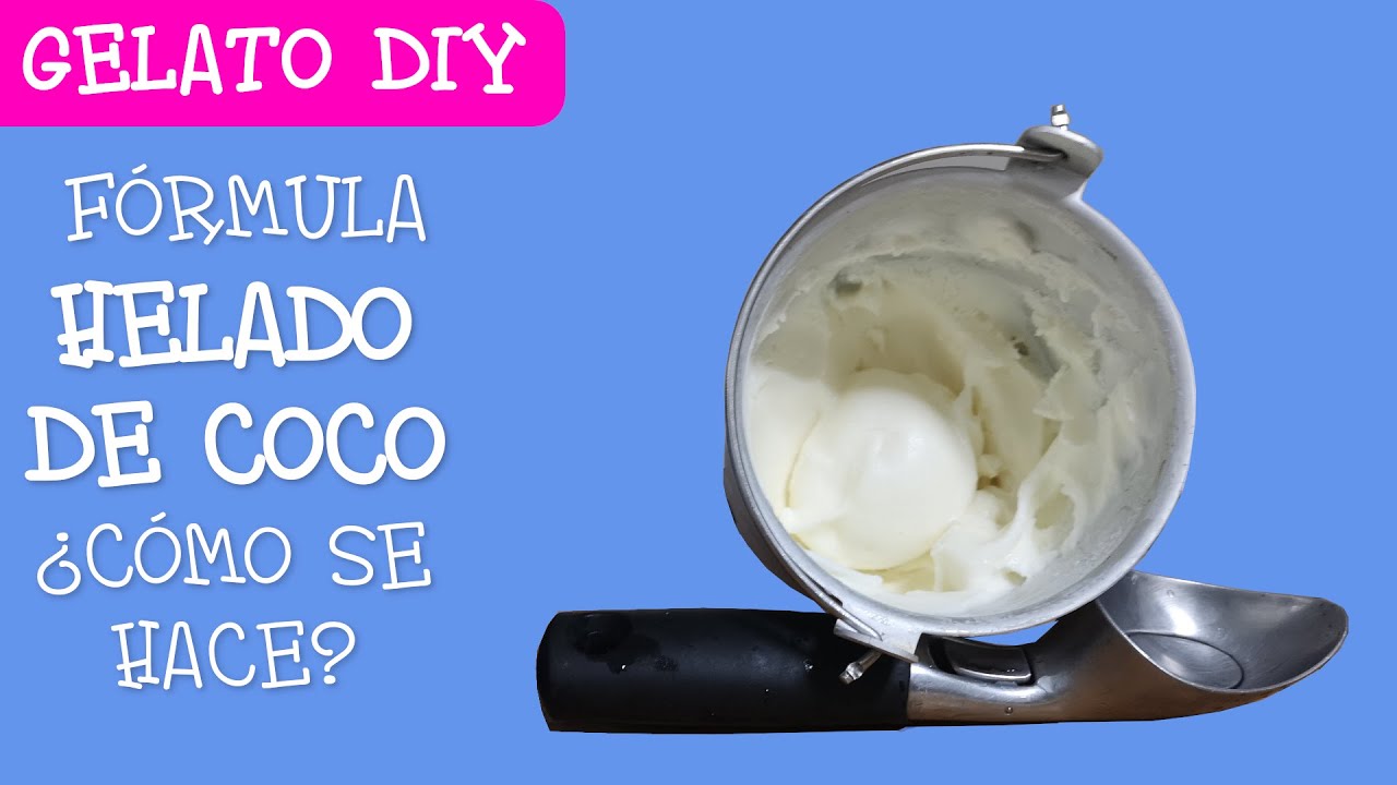 HELADO DE COCO - ¿Cómo se hace la fórmula?