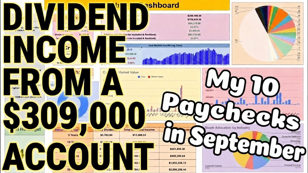 Сколько мой дивидендный портфель принес мне в сентябре! (Портфель на $309 000!)
