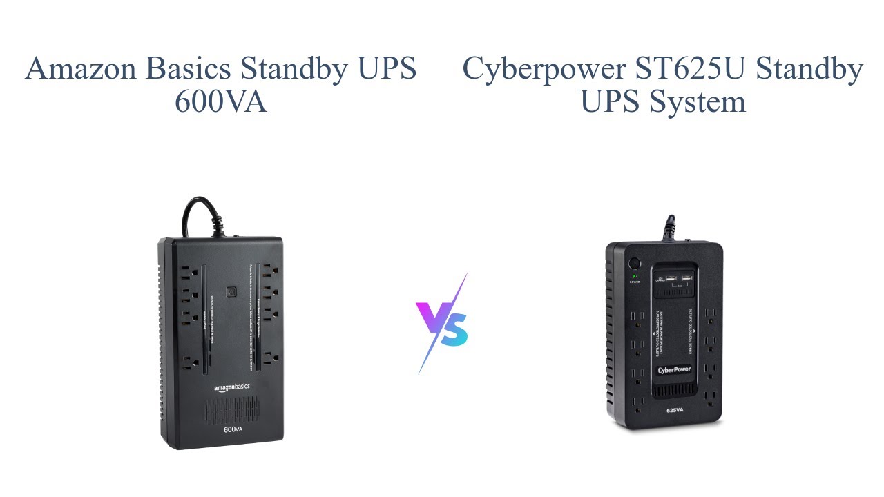 Amazon Basics UPS vs CyberPower UPS 🥇 | Which is Best for You?