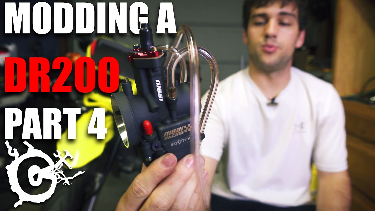 Modding a Suzuki DR200 Part 4 |  NIBBI RACING CARBURETOR AND MORE!