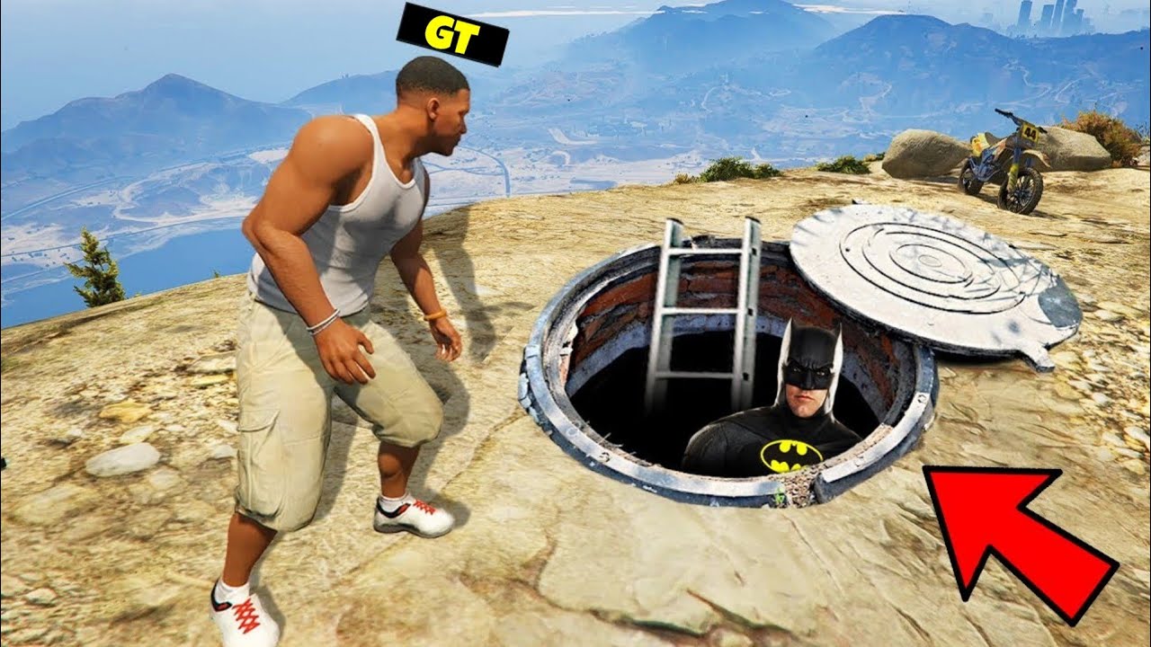 GTA 5 : I Found BATMAN'S SECRET UNDERGROUND BASE !! MALAYALAM