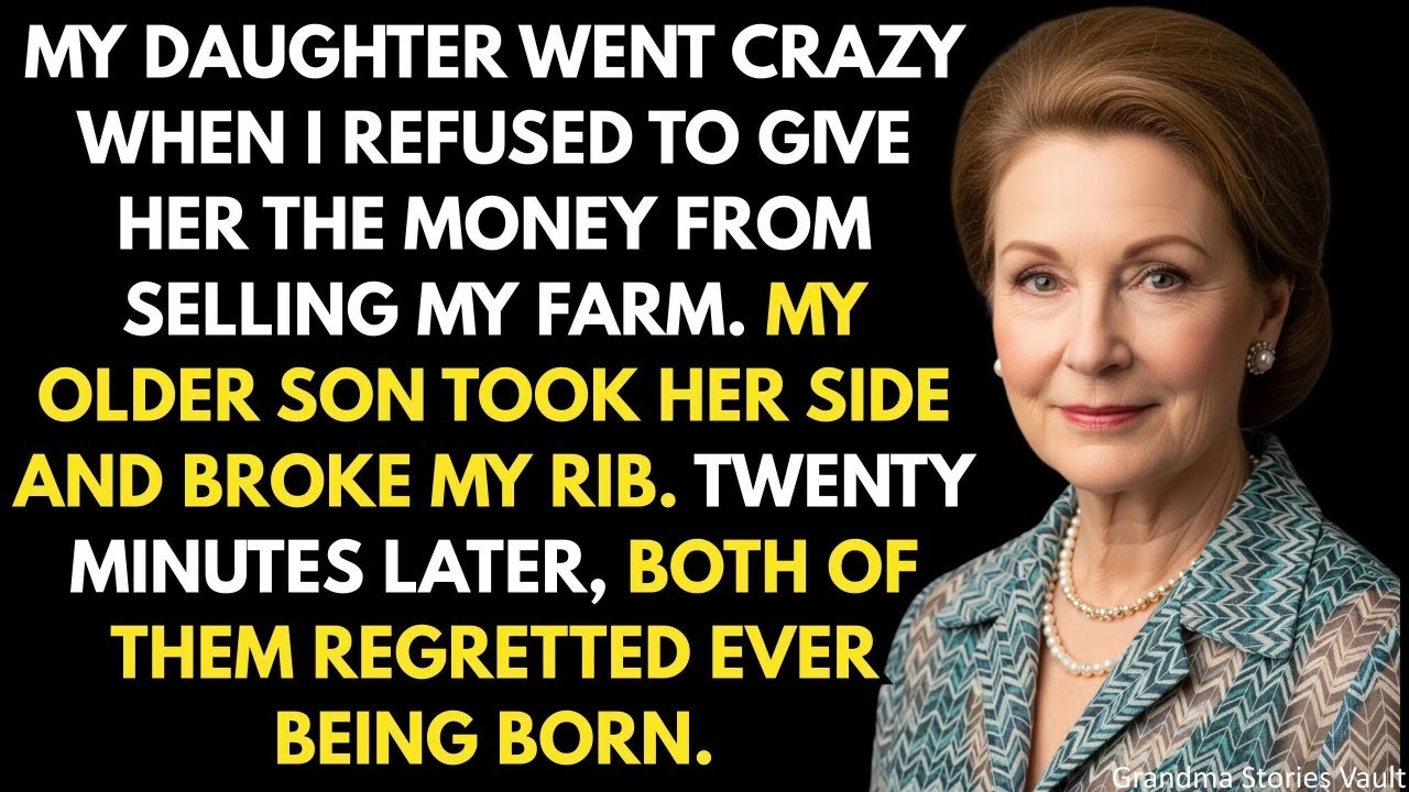My Son Broke My Ribs When I Refused To Give Him The Money From Selling My Farm. But Then…