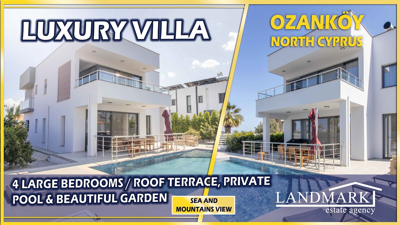 🏡 Luxury Villa with 4 Large Bedrooms with Roof Terrace, Infinity Pool & Beautiful Garden