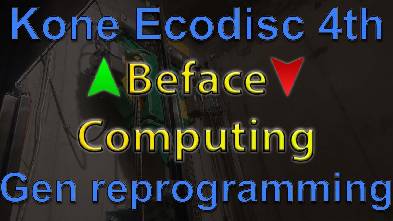 Kone EcoDisc New Voice Reprogramming