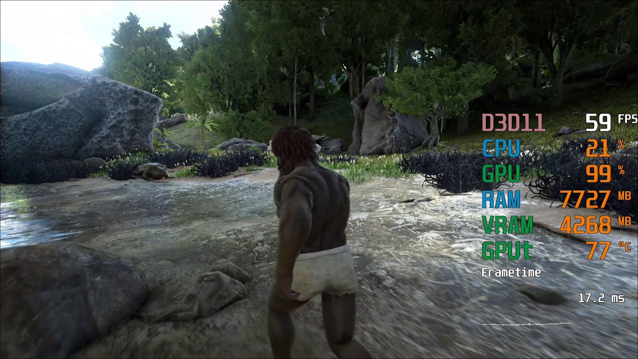 GeForce RTX 2060 -- Intel Core i5-10400F -- ARK Survival Evolved FPS Test