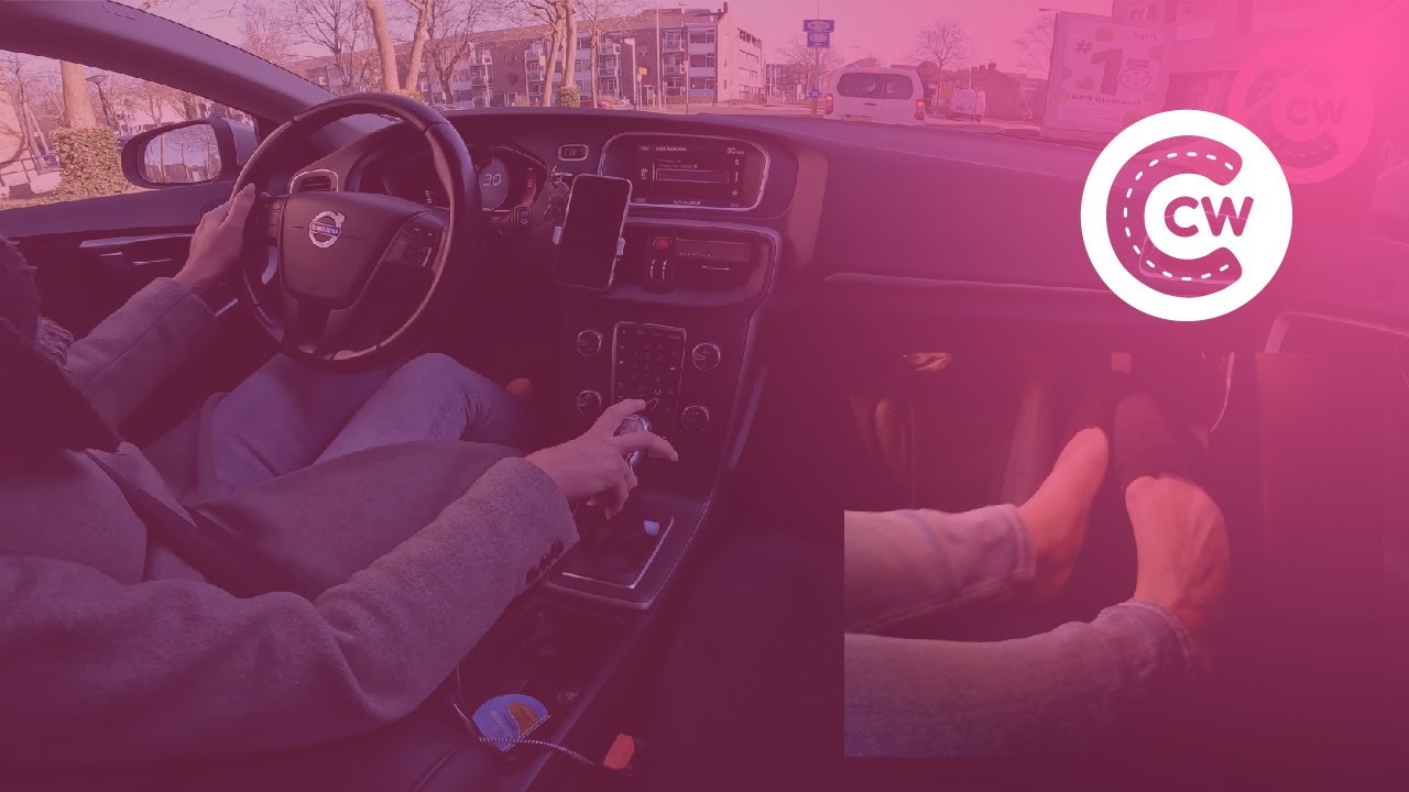 ✳️DRIVING DOWNTOWN🏙 riding shotgun, jeans, flat shoes, flats, Volvo V40,  Car ASMR