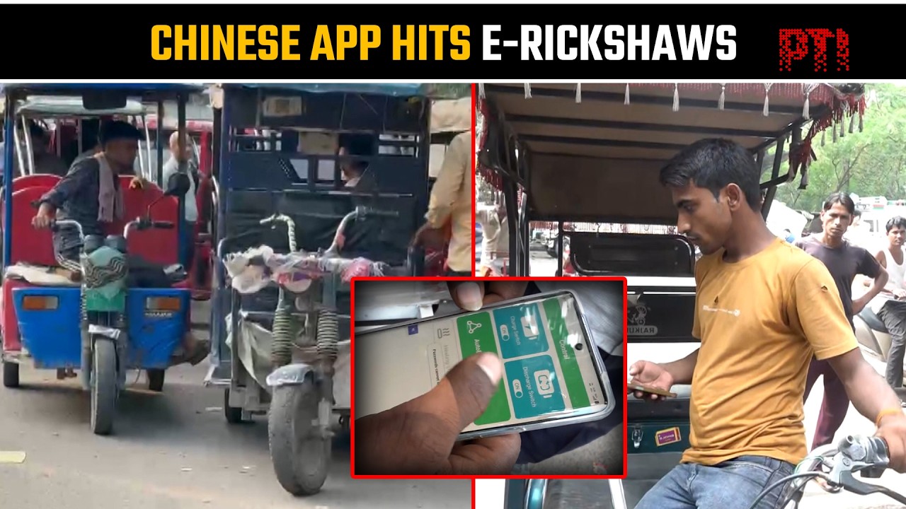 Chinese apps remotely disabling e-rickshaws, leaving Delhi-NCR drivers stranded