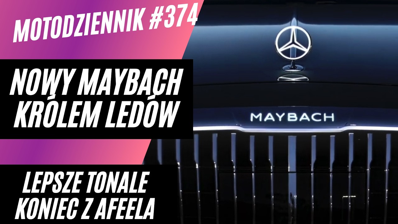 #Motodziennik 374 Fatalna widoczność, Bond w chińskim 911, poprawki w Tonale, nowy Maybach i Afeela