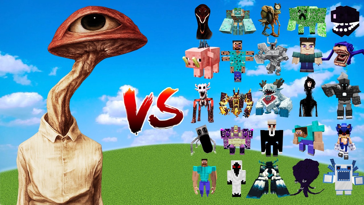 Fungus [Doctor Nowhere] vs All Minecraft Bosses | Minecraft Mob Battle