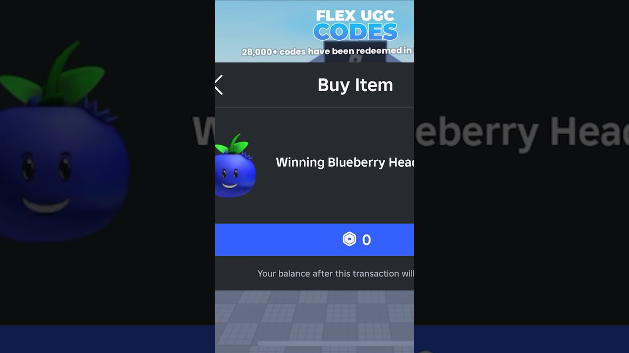 Free UGC limited #10262/99999 #roblox #freeugc