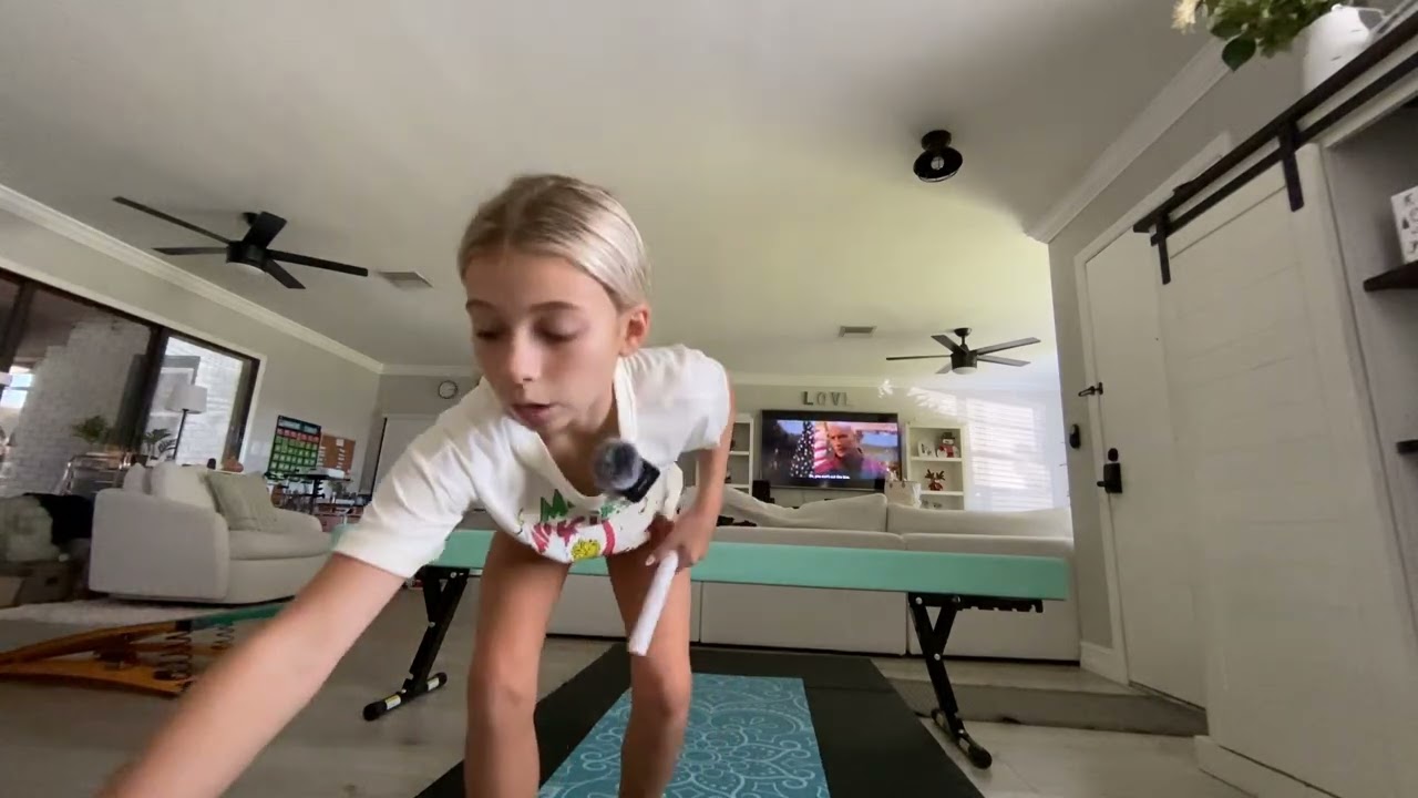 Helping out the gymnastics queens