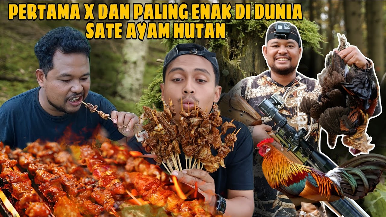 SATE AYAM HUTAN BUMBU KACANG SUPER ENAK BIKIN NGILER