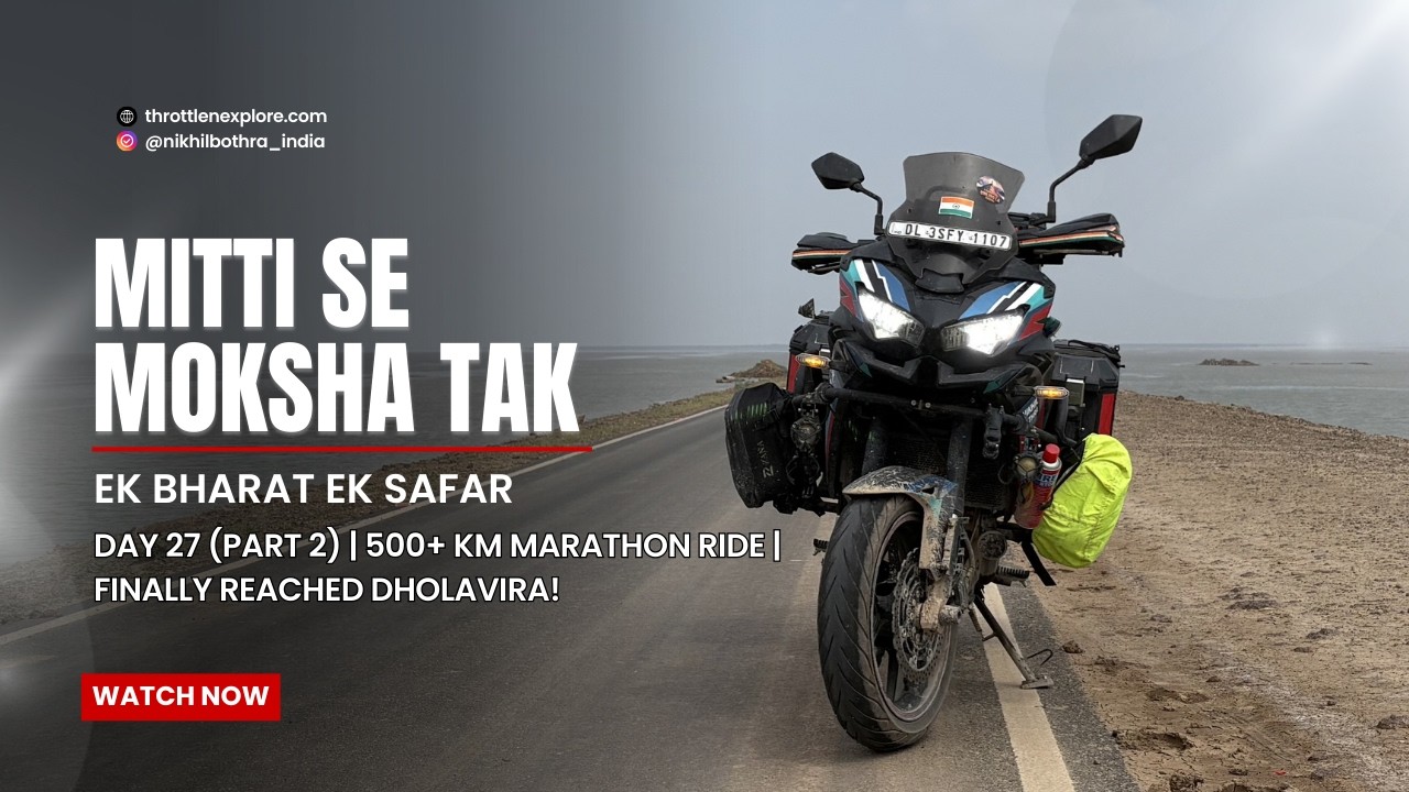 Day 27 Part 02  bana ek long endurance ride.Aaj ka total distance tha approx 500–550 KM