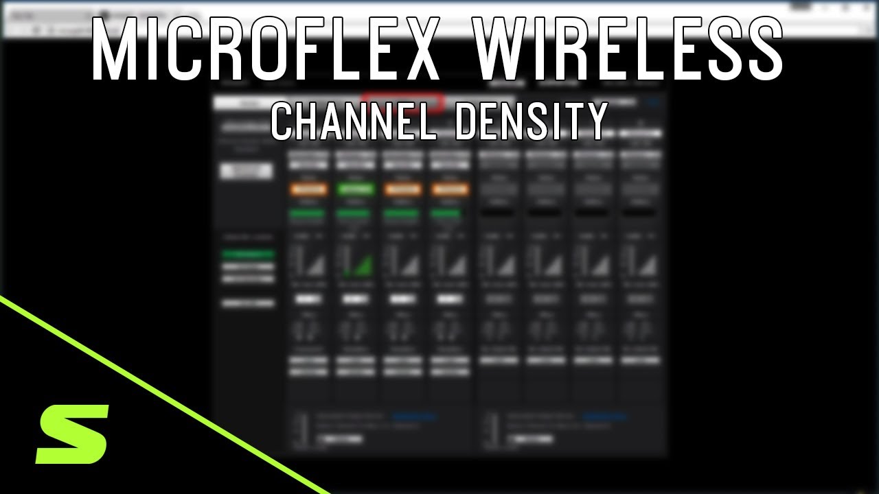 Microflex Wireless: Standard vs. High Density Modes | Shure