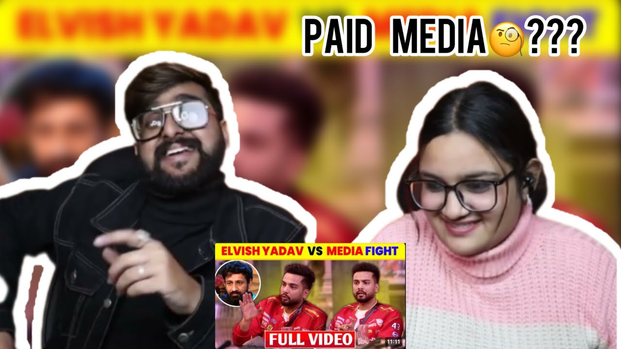 Reaction on Elvish YadavANGRY On Media😡FULL VIDEOElvishVsMediain BiggBoss 18  ​⁠@Elvish Yadav Vlogs