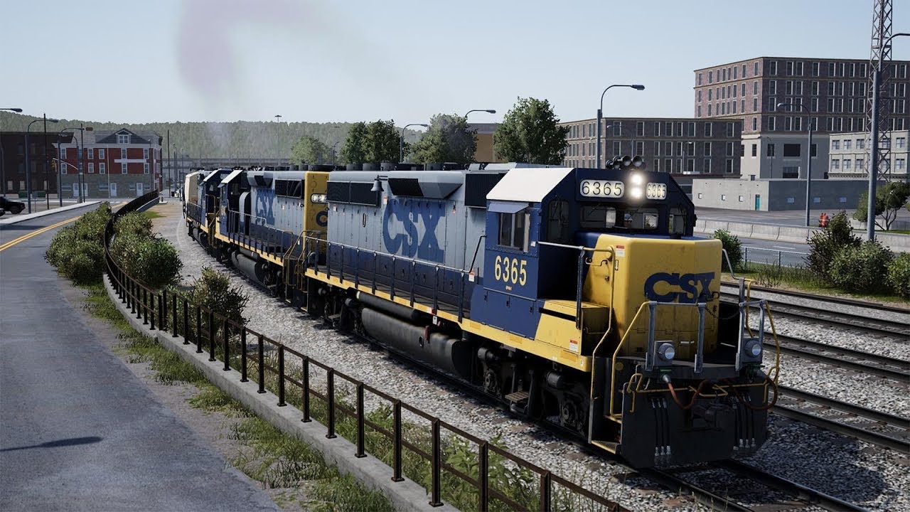 2 godzinny scenariusz CSX Heavy Haul w Train Sim World