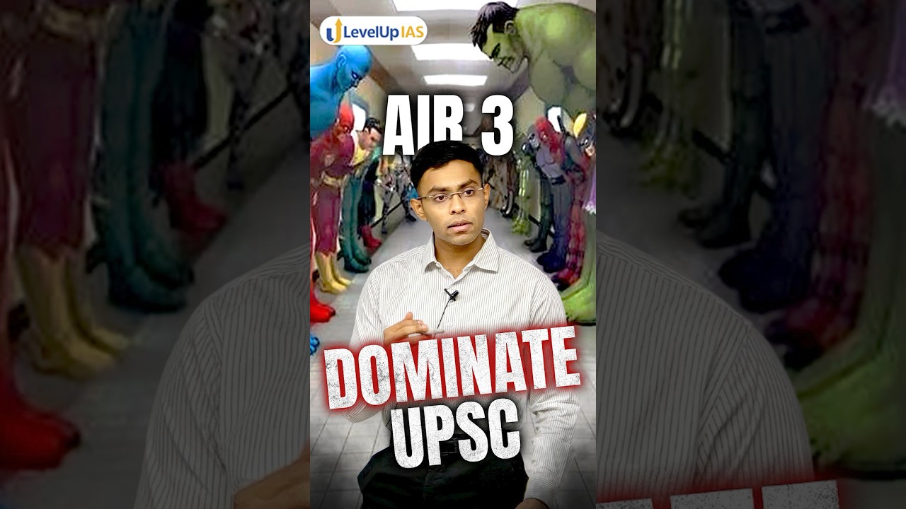 🔥Dominate UPSC like AIR 3, Archit Dongre #mindset #topper #levelupias #shorts