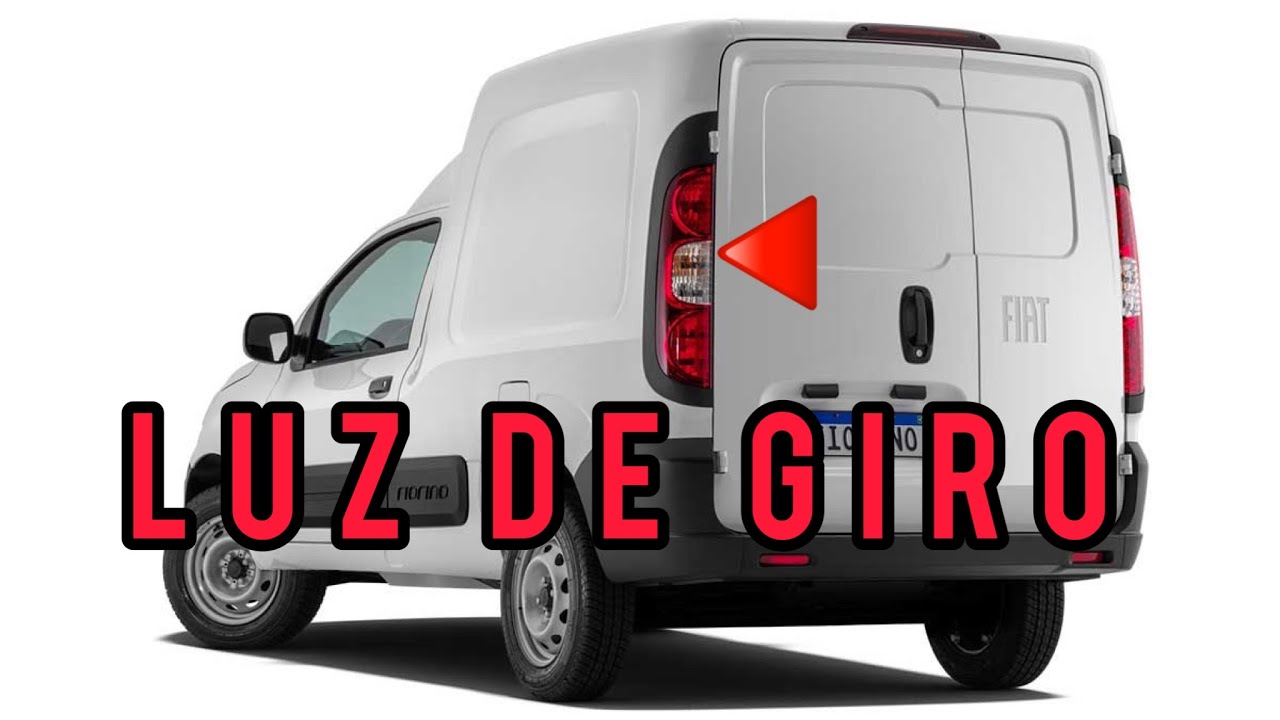 Cómo cambiar lámpara de giro trasera Fiat fiorino 1.4 Evo