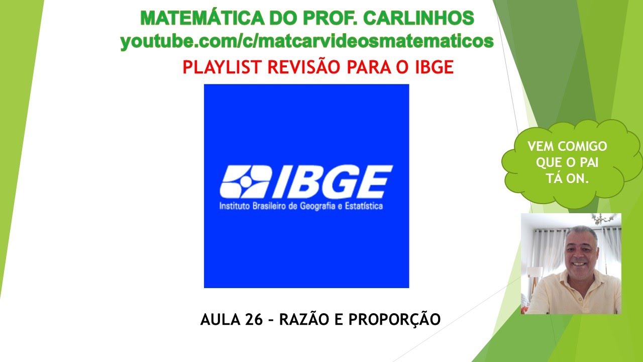 CONCURSO IBGE-REVISÃO DE MATEMÁTICA-AULA 26
